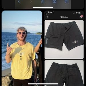 2020 Limited Edition Logan Paul Maverick MAV Athltics Shorts Men XL Black